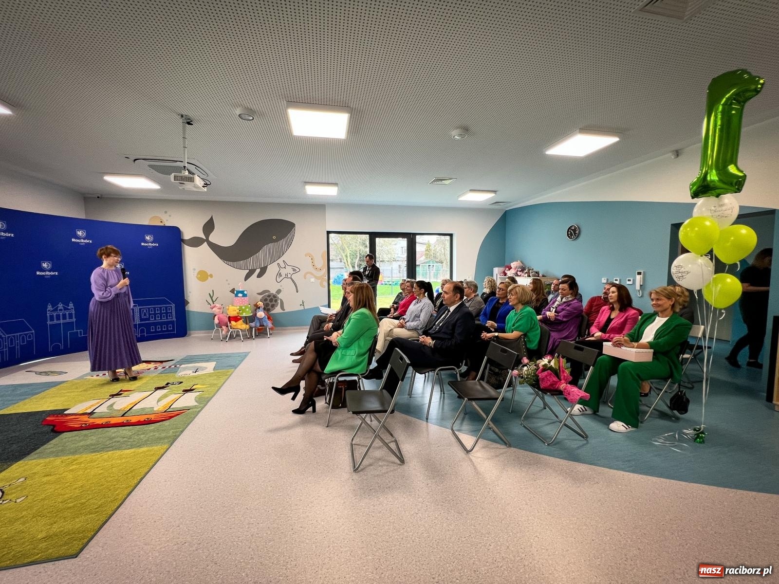 Zdjęcie w galerii na portalu naszraciborz.pl: Raciborski żłobek przy Bielskiej ma roczek wiadomości z regionu