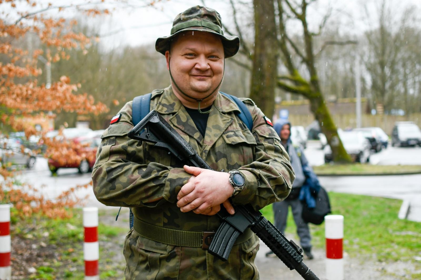 Zdjęcie w galerii na portalu naszraciborz.pl: ZWIADOWCY. Bieg militarny w lesie Obora wiadomości z regionu
