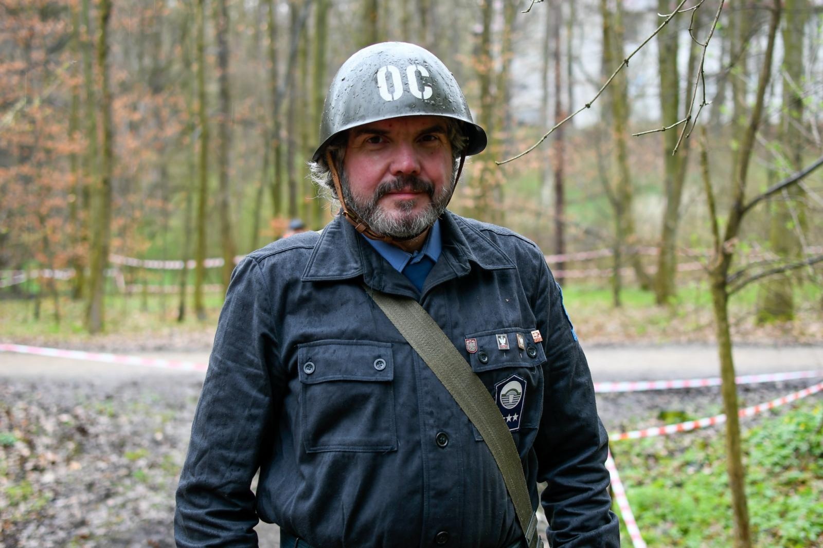 Zdjęcie w galerii na portalu naszraciborz.pl: ZWIADOWCY. Bieg militarny w lesie Obora wiadomości z regionu