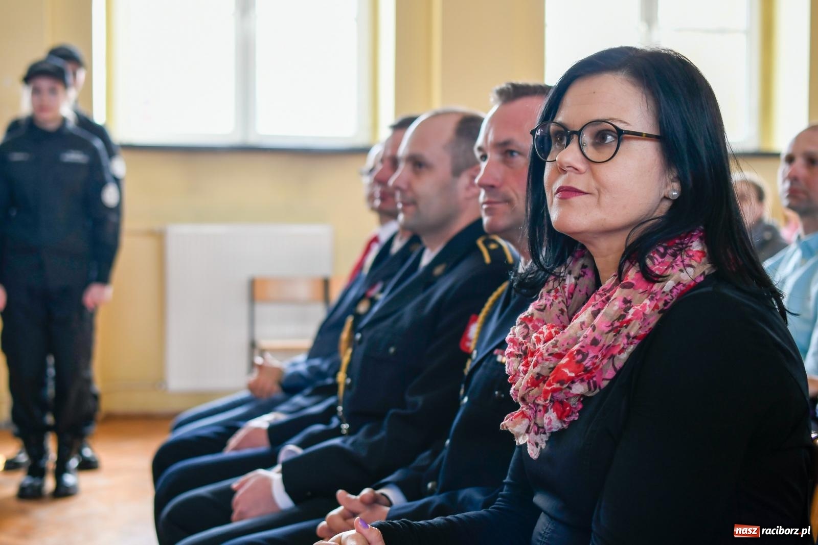 Zdjęcie w galerii na portalu naszraciborz.pl: Niech moc będzie z wami! Rekruci z Ekonomika złożyli ślubowanie wiadomości z regionu