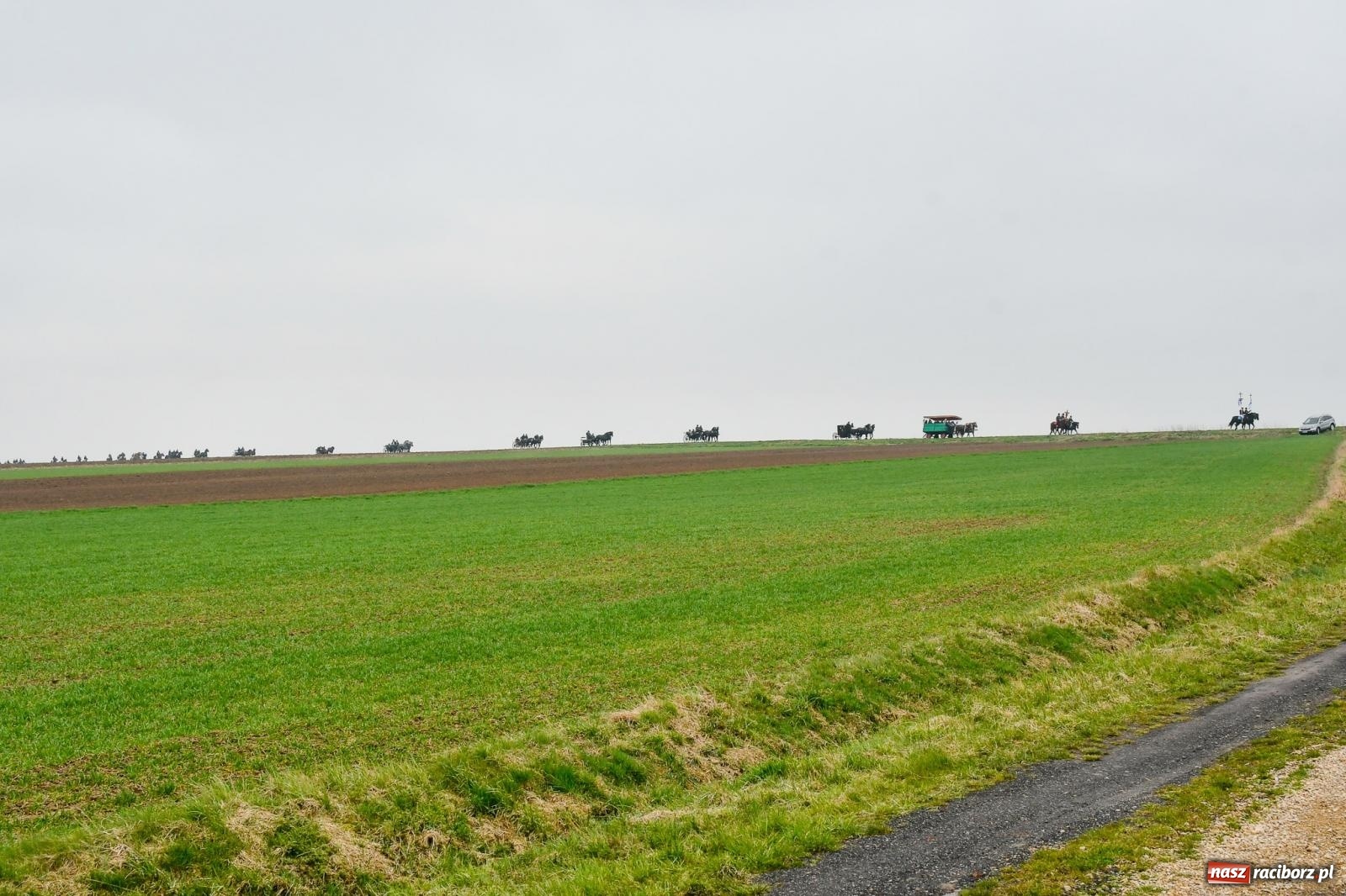 Zdjęcie w galerii na portalu naszraciborz.pl: Procesja wielkanocna w Bieńkowicach. Rajtowanie z średniowiecznym rodowodem [FOTO i WIDEO] wiadomości z regionu