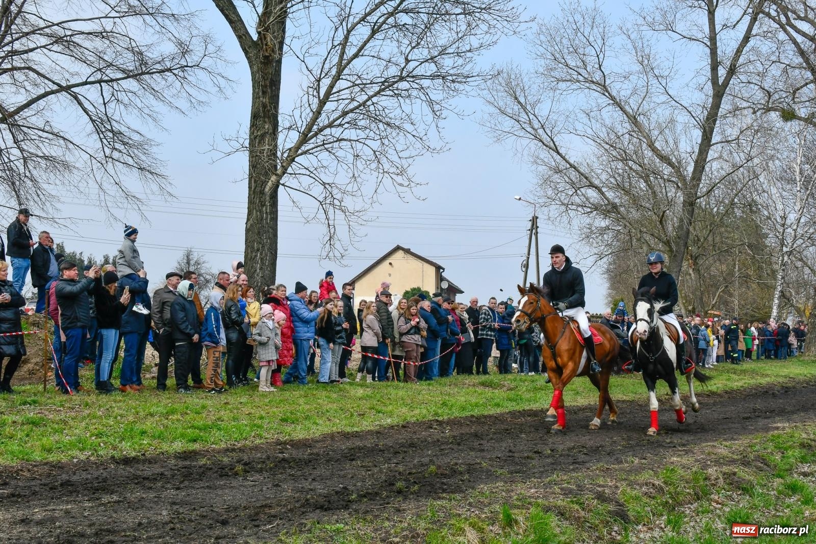 Zdjęcie w galerii na portalu naszraciborz.pl: Wyścigi na finał bieńkowickiej procesji konnej [FOTO i WIDEO] wiadomości z regionu