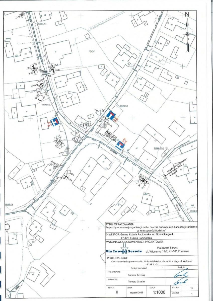 Zdjęcie w galerii na portalu naszraciborz.pl: Utrudnienia w Budziskach. Rusza budowa kanalizacji wiadomości z regionu
