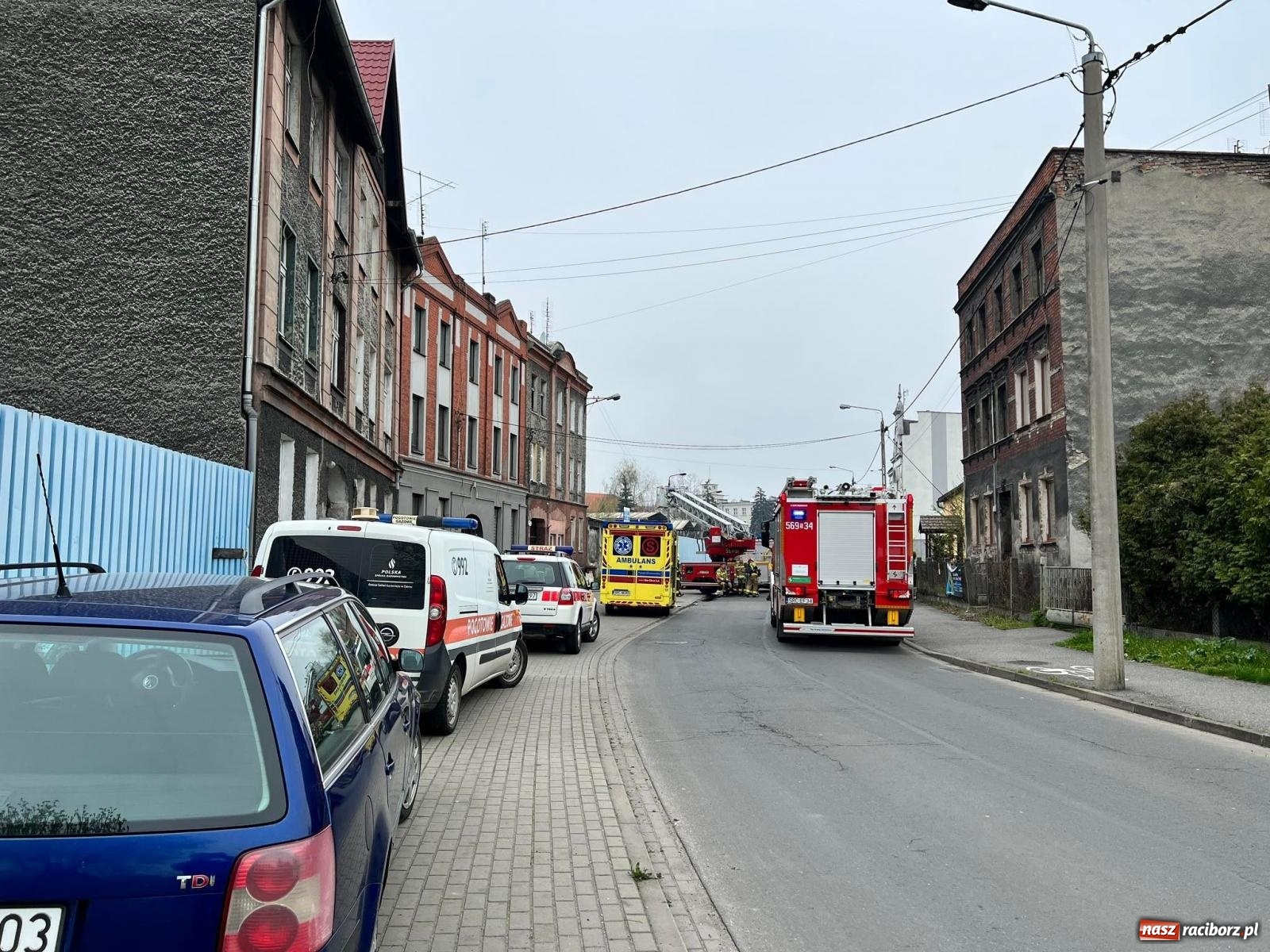 Zdjęcie w galerii na portalu naszraciborz.pl: Pożar mieszkania przy Fabrycznej [FOTO] wiadomości z regionu