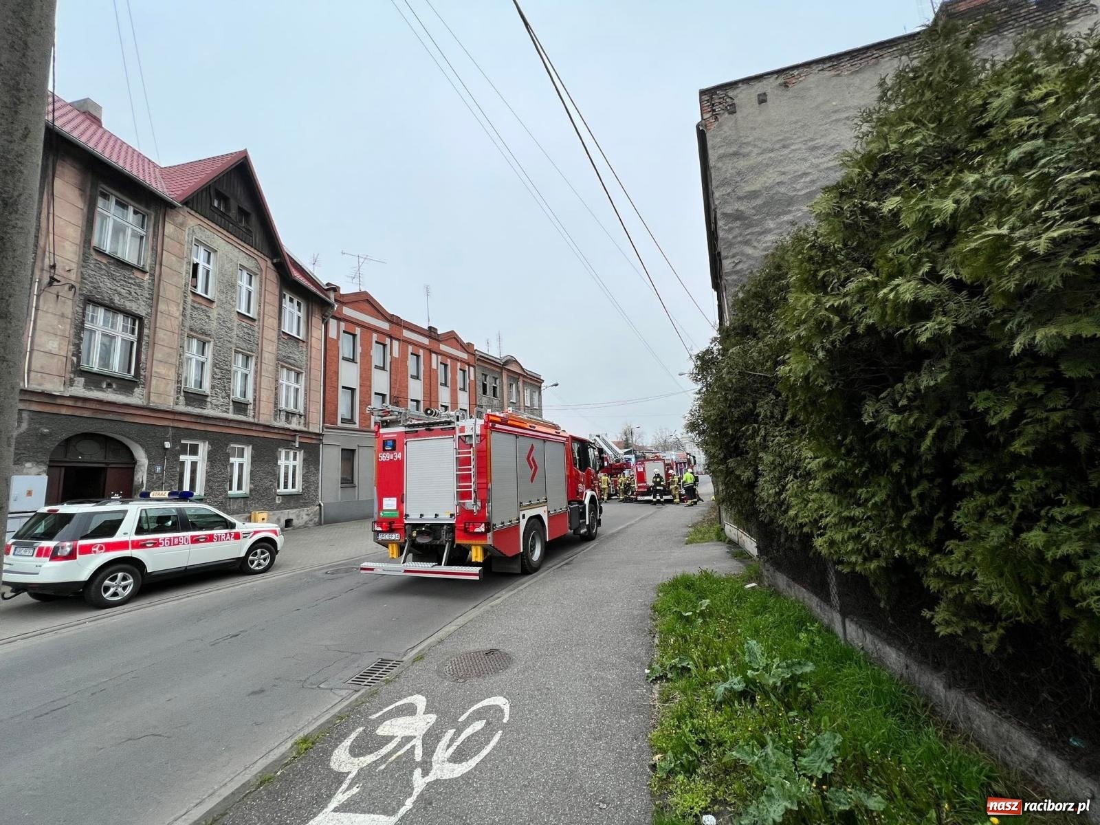 Zdjęcie w galerii na portalu naszraciborz.pl: Pożar mieszkania przy Fabrycznej [FOTO] wiadomości z regionu