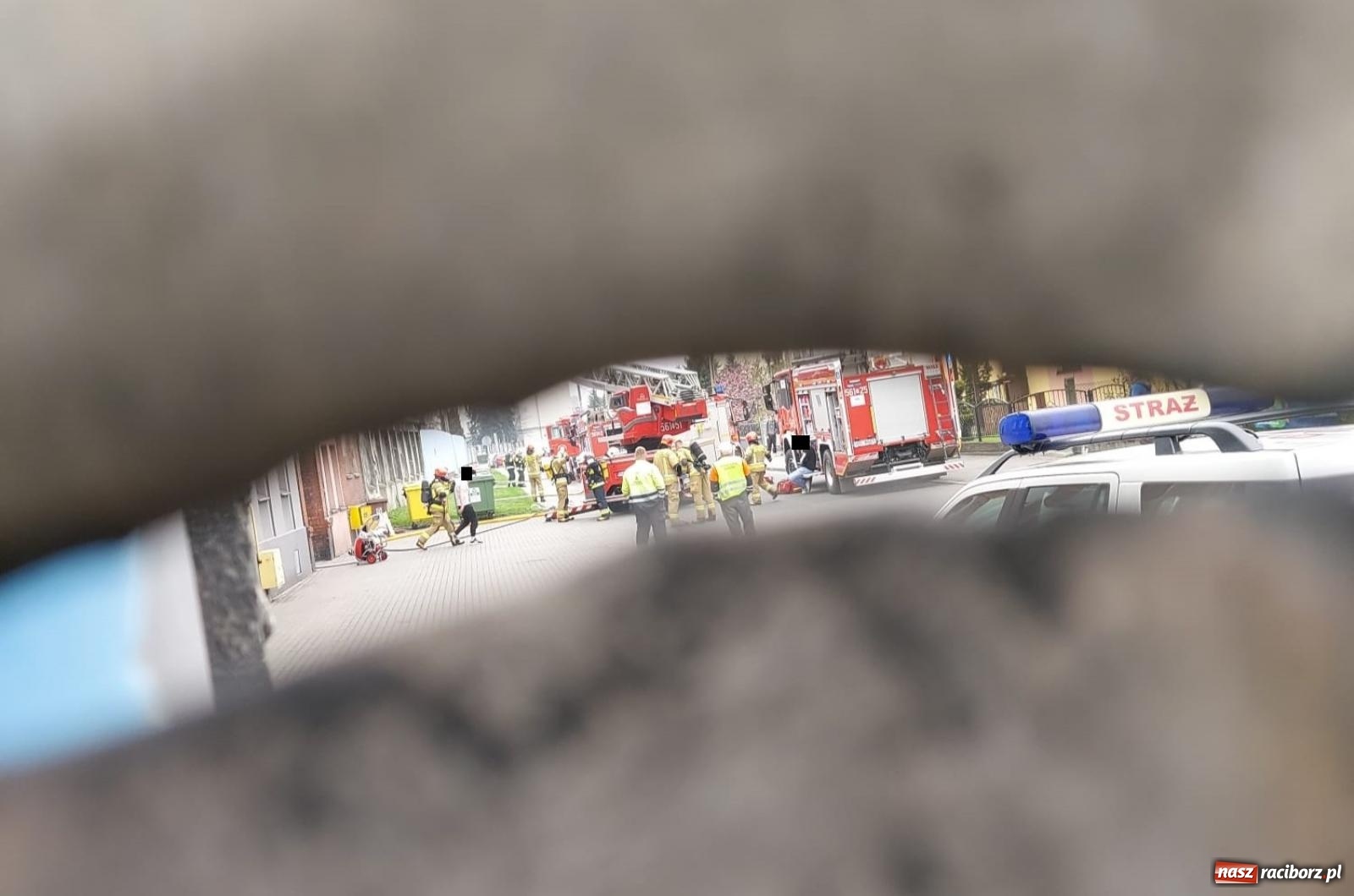 Zdjęcie w galerii na portalu naszraciborz.pl: Pożar mieszkania przy Fabrycznej [FOTO] wiadomości z regionu