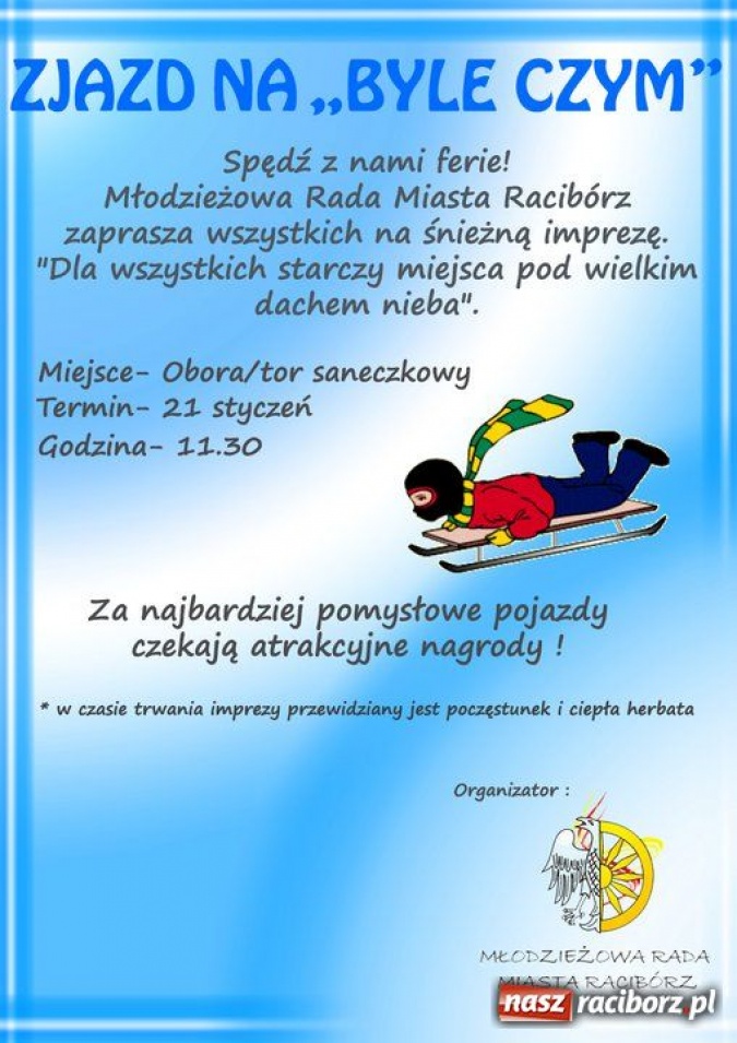 Zdjęcie w galerii na portalu naszraciborz.pl: Zjazd na byle czym w Oborze wiadomości z regionu