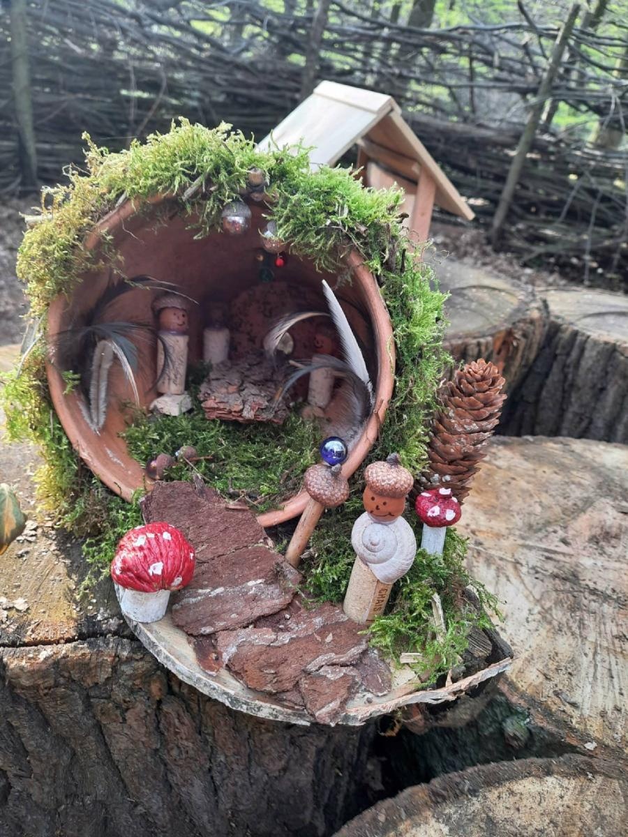 Zdjęcie w galerii na portalu naszraciborz.pl: Przedszkolaki z ul. Jana tworzą magiczną wioskę elfów wiadomości z regionu