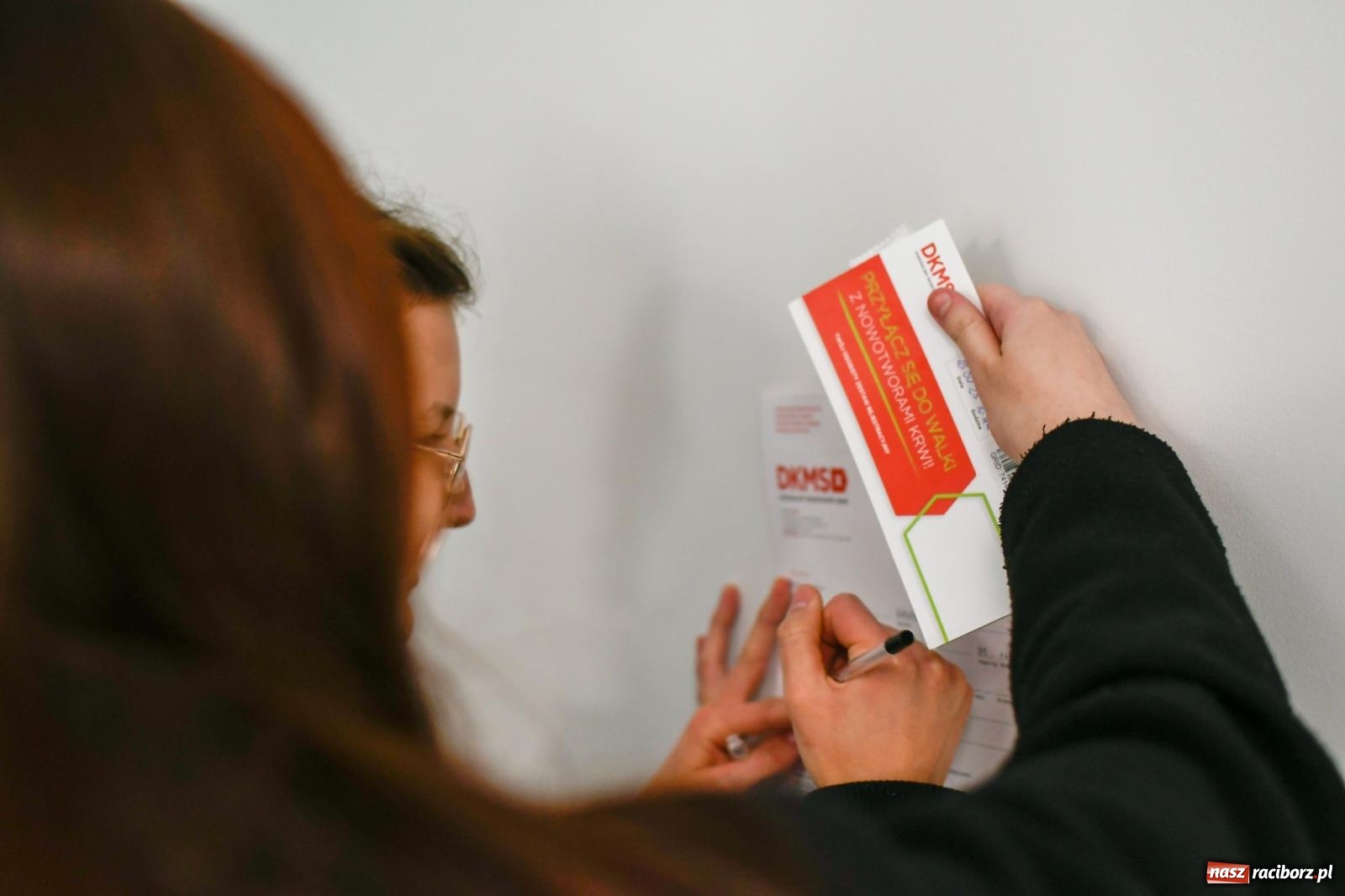 Zdjęcie w galerii na portalu naszraciborz.pl: Pokonajmy nowotwory krwi. Akcja w Akademii Nauk Stosowanych [FOTO i WIDEO] wiadomości z regionu
