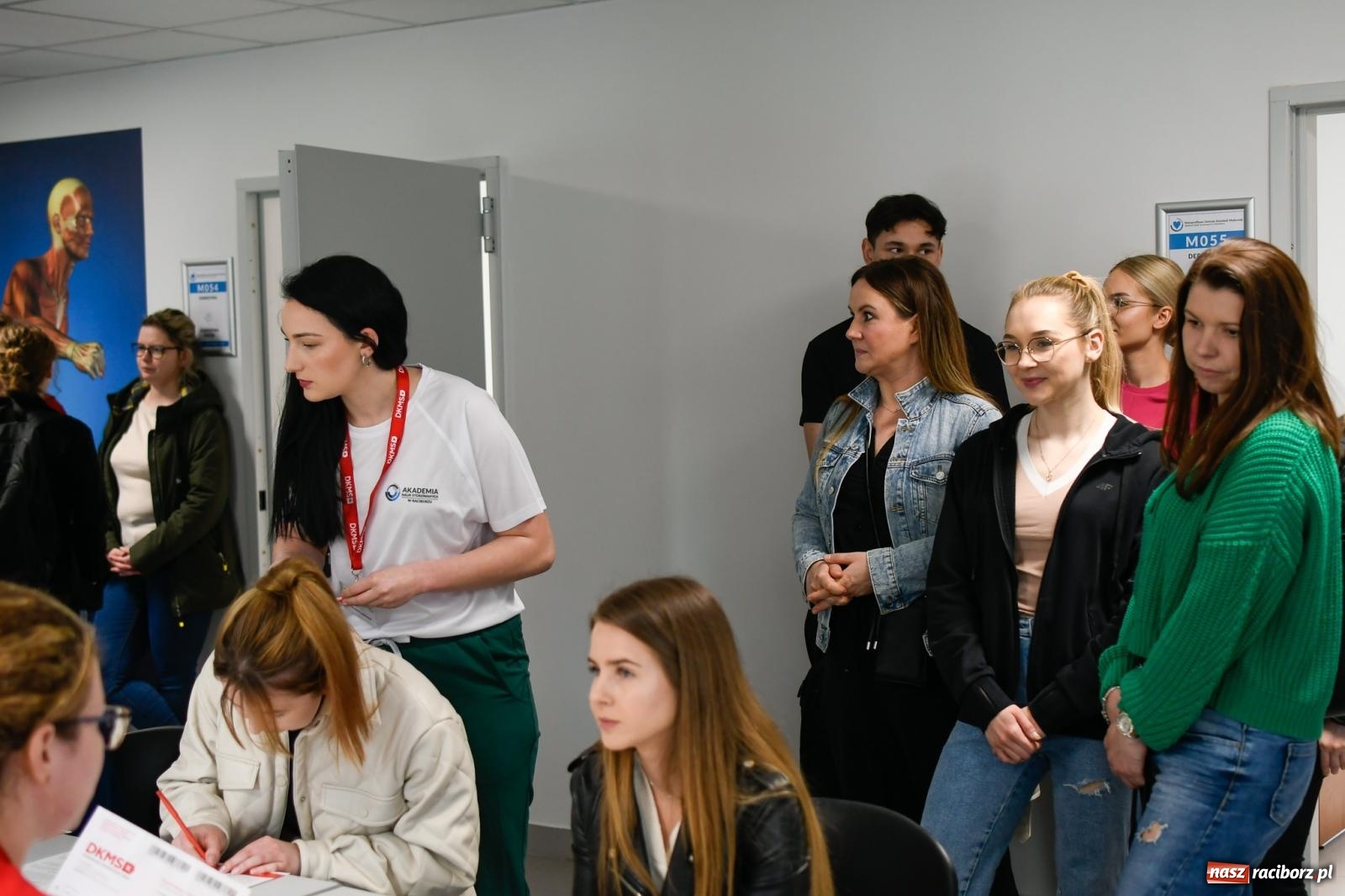 Zdjęcie w galerii na portalu naszraciborz.pl: Pokonajmy nowotwory krwi. Akcja w Akademii Nauk Stosowanych [FOTO i WIDEO] wiadomości z regionu
