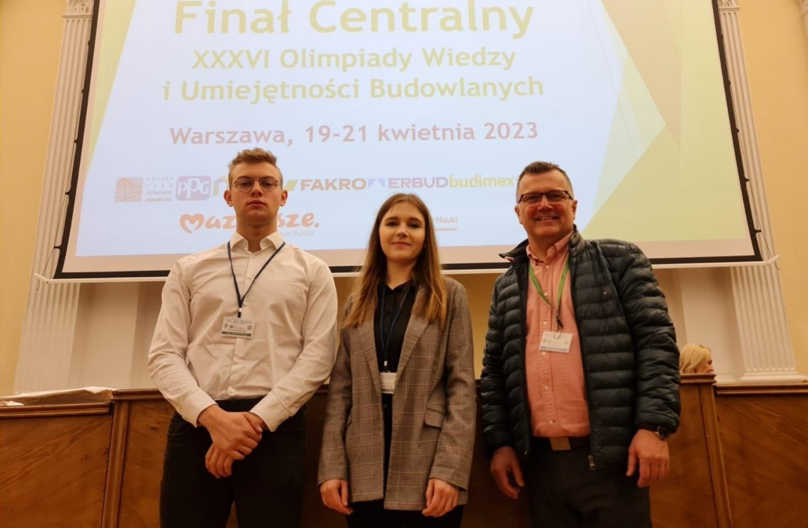 Zdjęcie w galerii na portalu naszraciborz.pl: Tomasz Wiatrowicz i Angelika Ryszka z CKZiU nr 1 w Raciborzu zostali laureatami OWiUB wiadomości z regionu