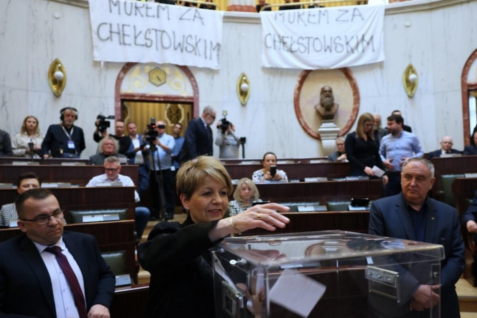 Zdjęcie w galerii na portalu naszraciborz.pl: Jakub Chełstowski nadal marszałkiem wiadomości z regionu