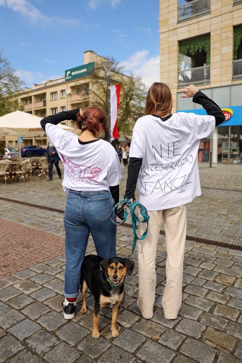 Zdjęcie w galerii na portalu naszraciborz.pl: Sobotni flash mob na raciborskim Rynku wiadomości z regionu