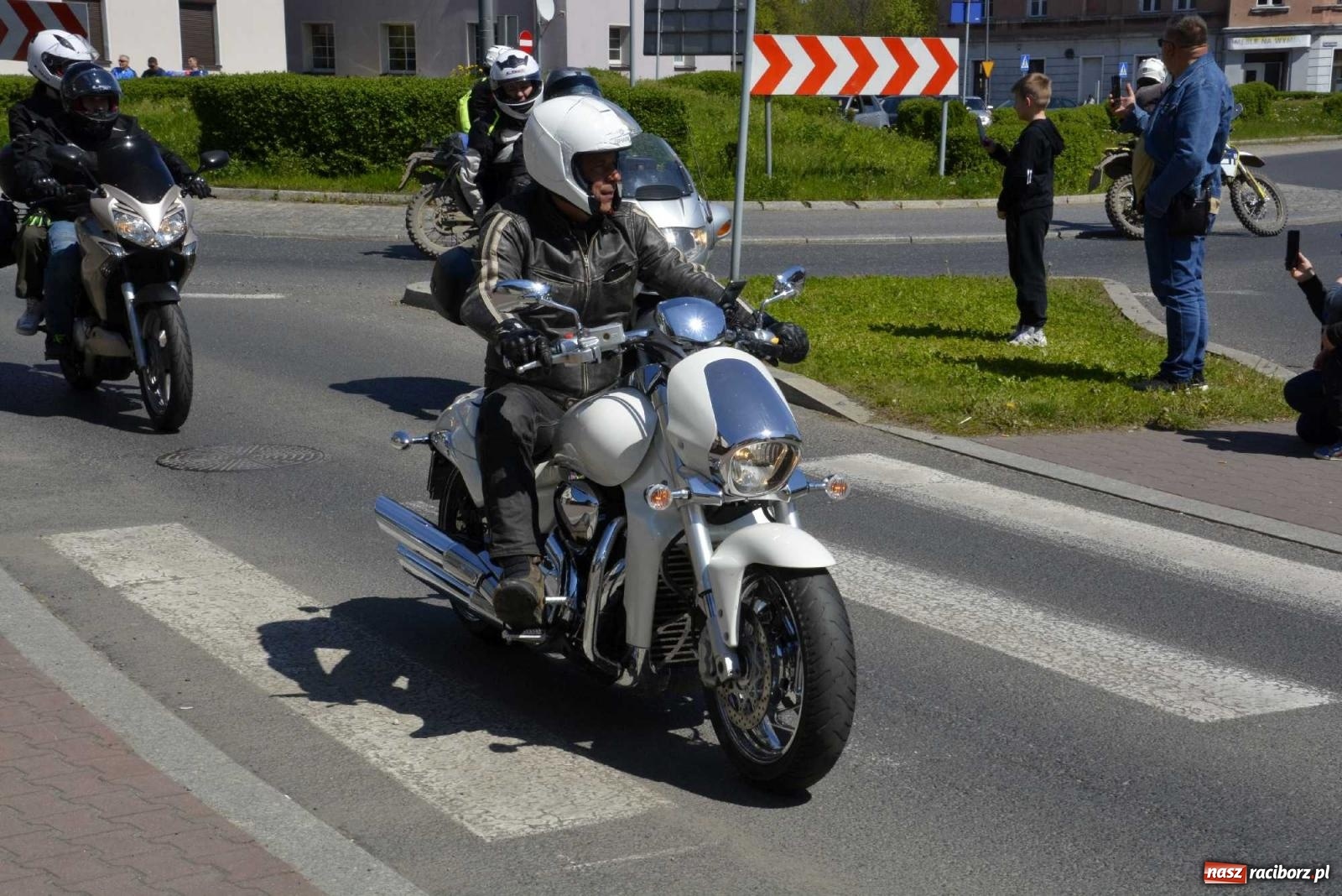 Zdjęcie w galerii na portalu naszraciborz.pl: Raciborska inauguracja sezonu motocyklowego wiadomości z regionu