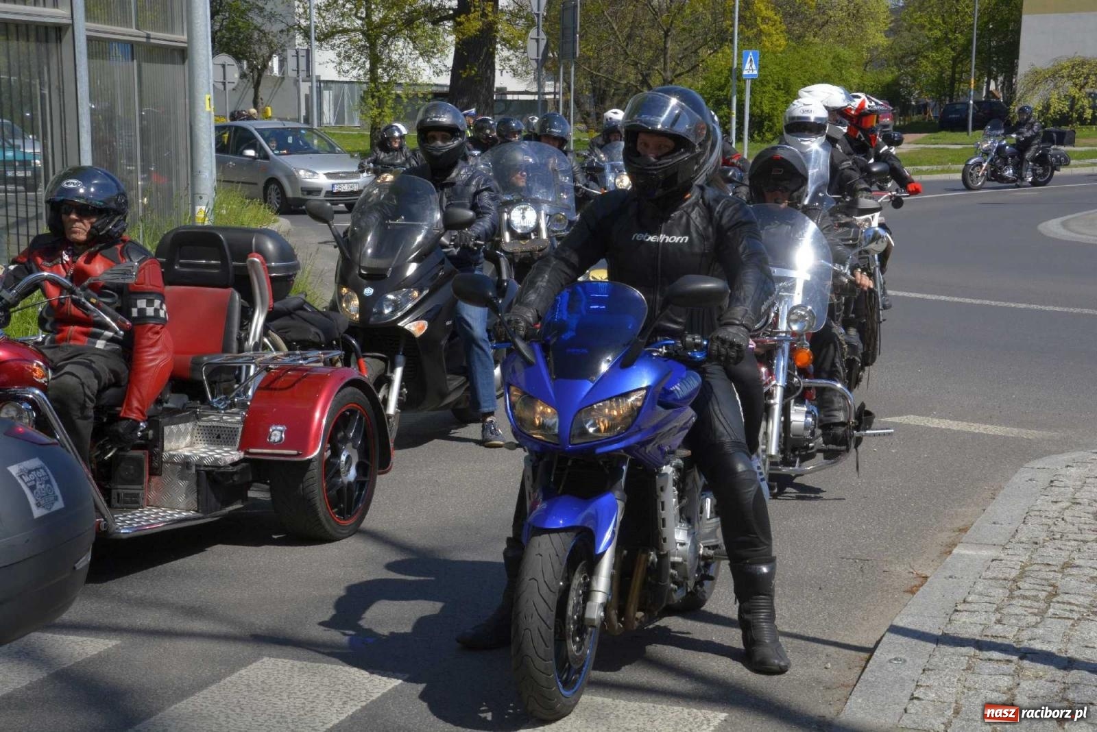 Zdjęcie w galerii na portalu naszraciborz.pl: Raciborska inauguracja sezonu motocyklowego wiadomości z regionu