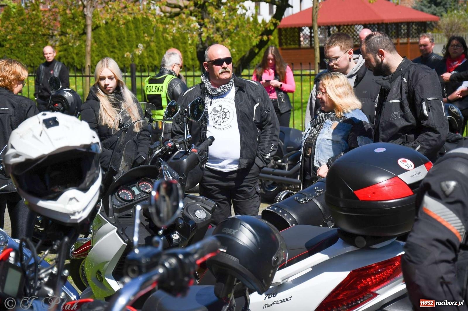 Zdjęcie w galerii na portalu naszraciborz.pl: Setki motocyklistów na ulicach Raciborza [FOTO] wiadomości z regionu