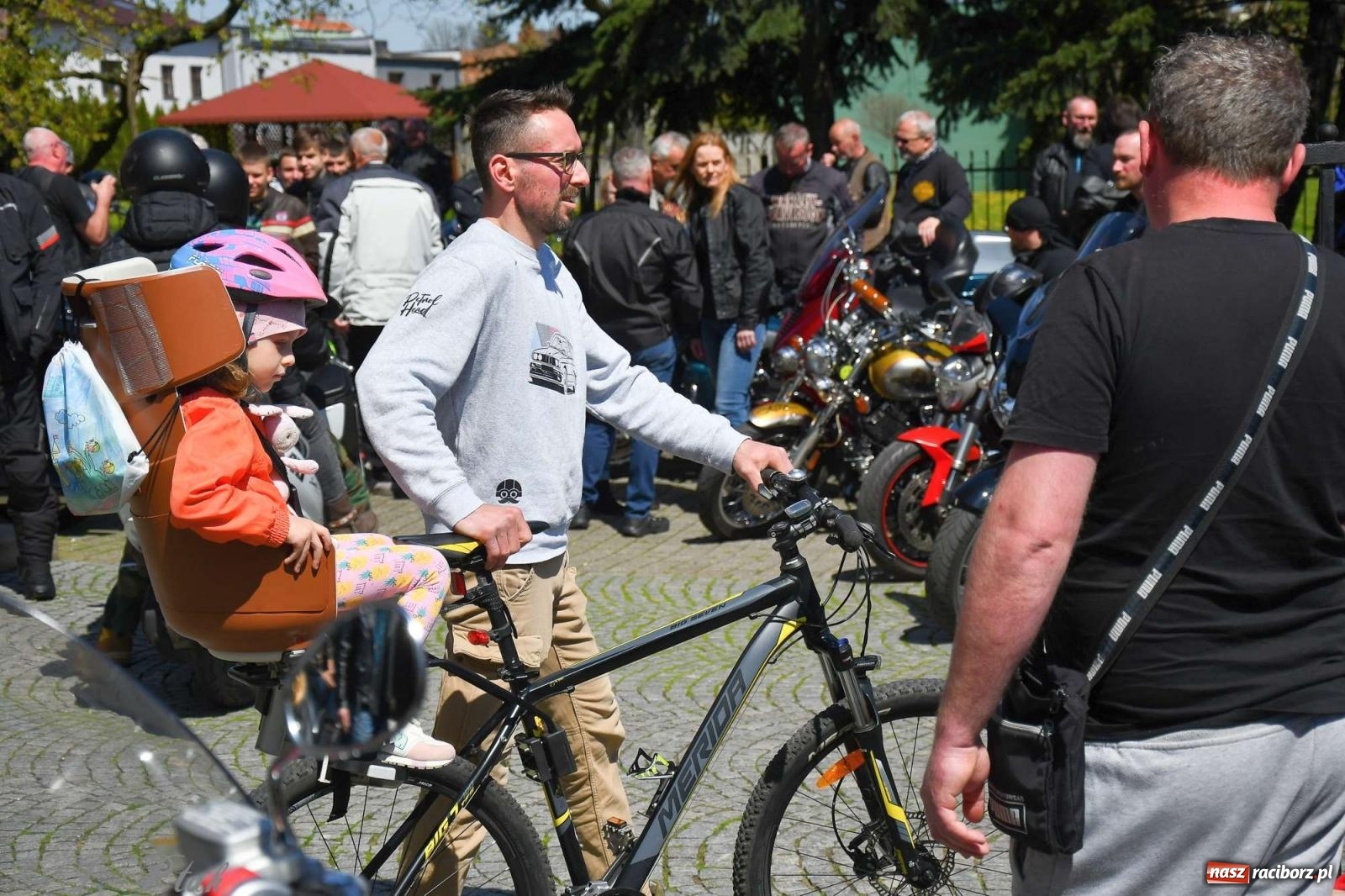Zdjęcie w galerii na portalu naszraciborz.pl: Setki motocyklistów na ulicach Raciborza [FOTO] wiadomości z regionu