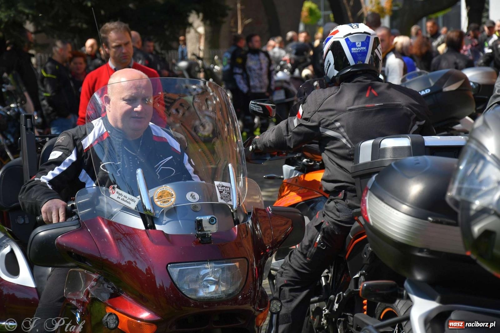 Zdjęcie w galerii na portalu naszraciborz.pl: Setki motocyklistów na ulicach Raciborza [FOTO] wiadomości z regionu