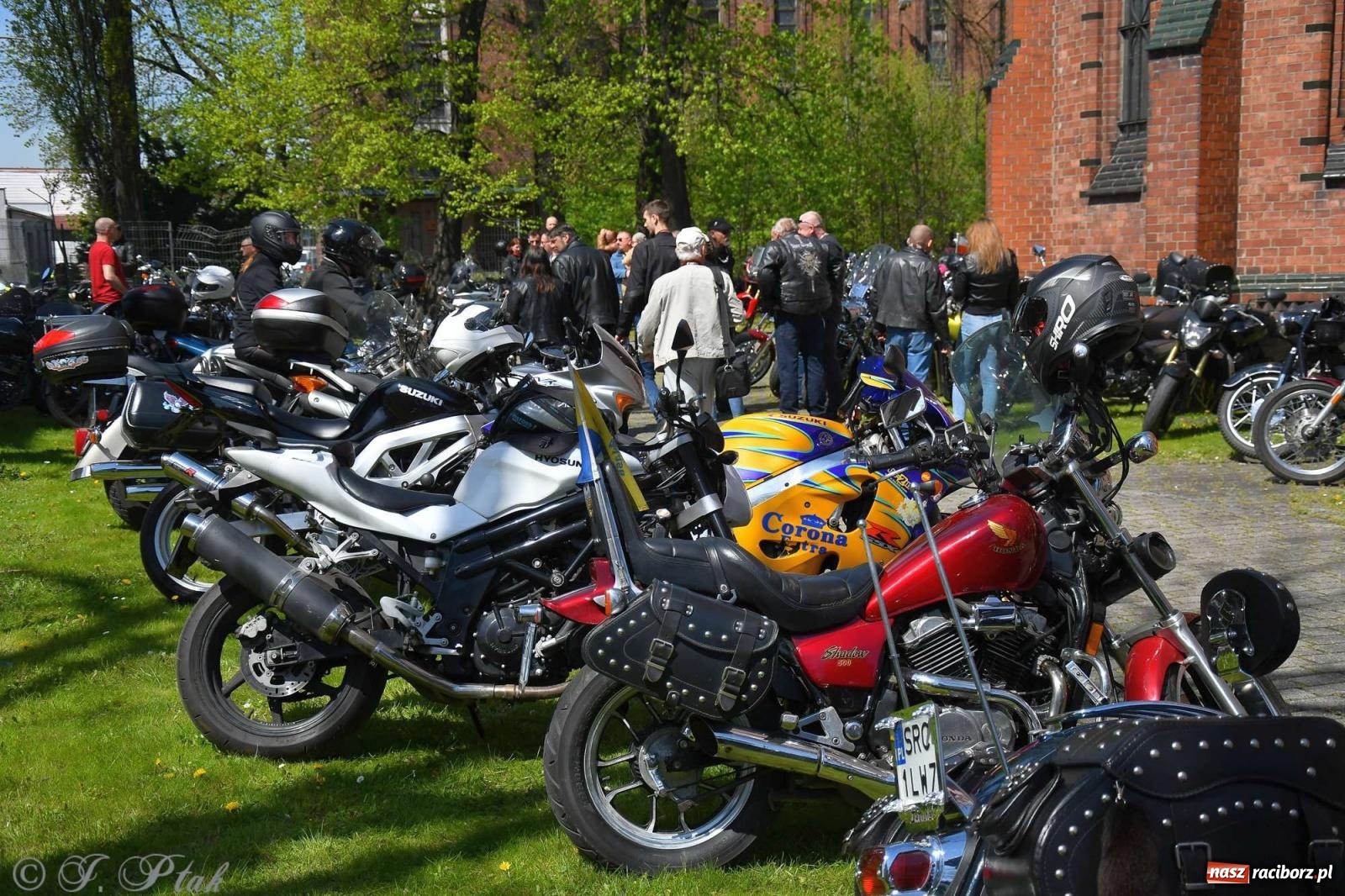 Zdjęcie w galerii na portalu naszraciborz.pl: Setki motocyklistów na ulicach Raciborza [FOTO] wiadomości z regionu