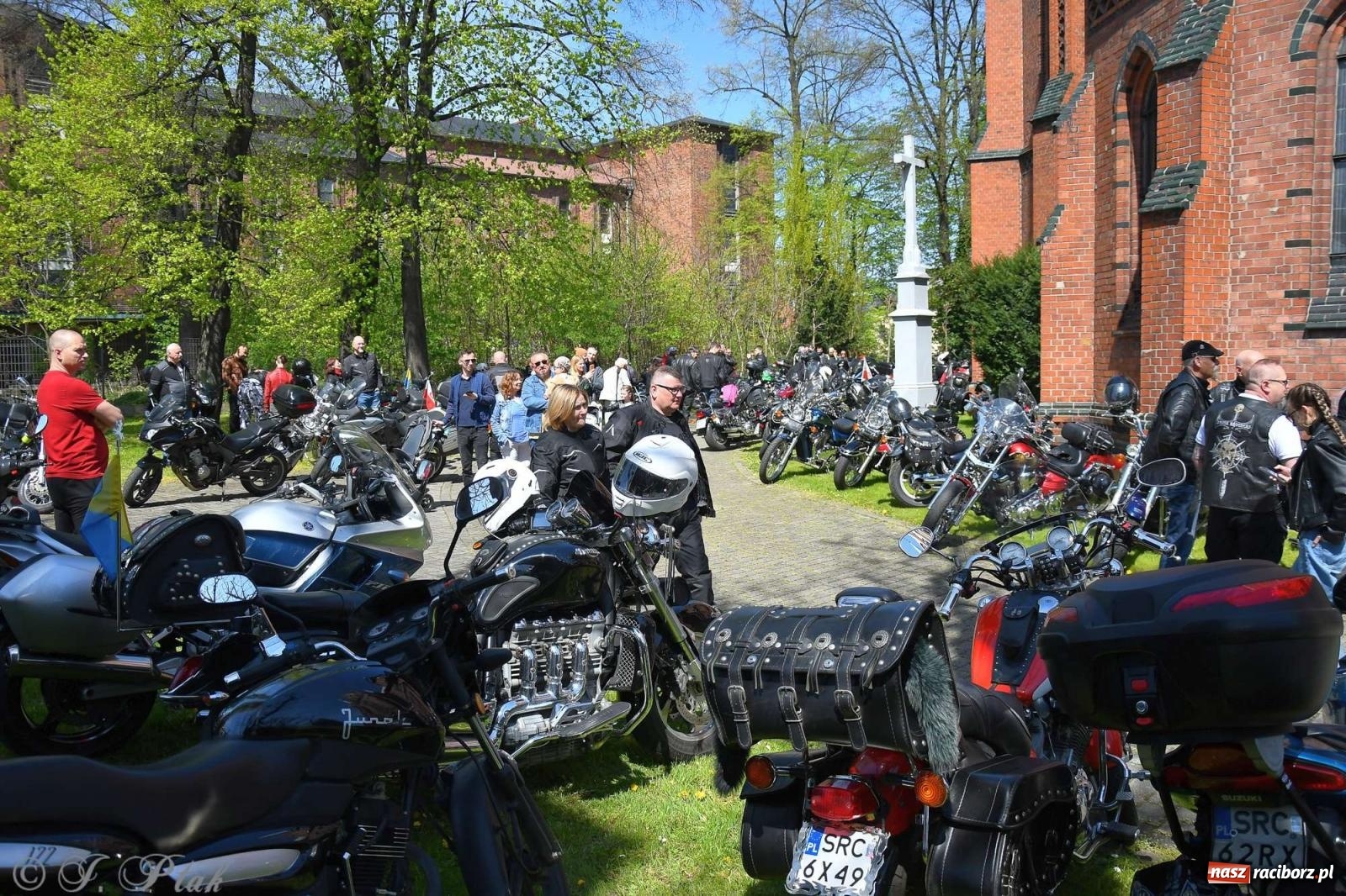 Zdjęcie w galerii na portalu naszraciborz.pl: Setki motocyklistów na ulicach Raciborza [FOTO] wiadomości z regionu