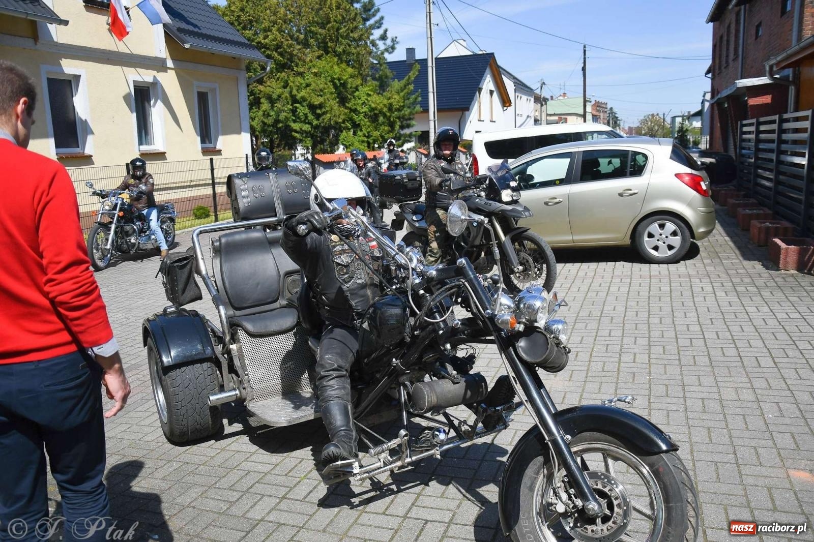 Zdjęcie w galerii na portalu naszraciborz.pl: Setki motocyklistów na ulicach Raciborza [FOTO] wiadomości z regionu