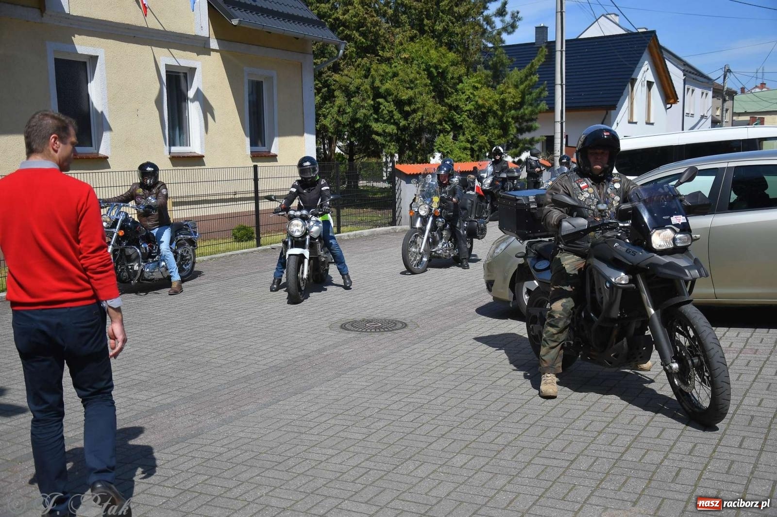 Zdjęcie w galerii na portalu naszraciborz.pl: Setki motocyklistów na ulicach Raciborza [FOTO] wiadomości z regionu