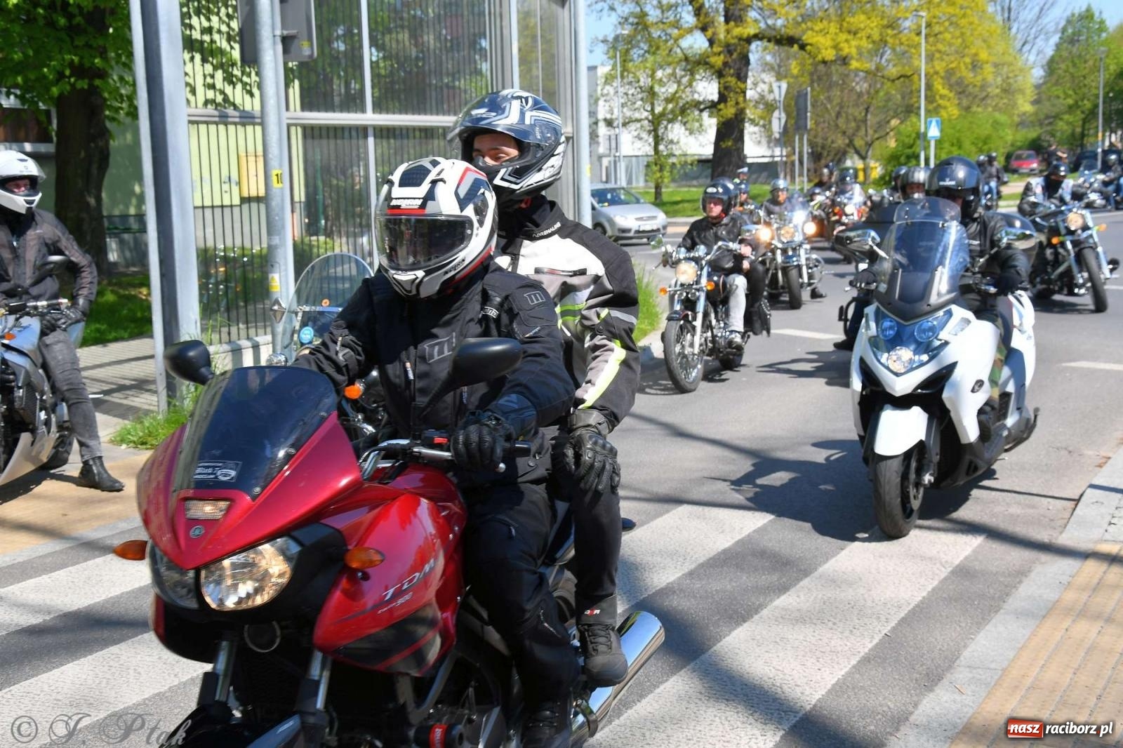 Zdjęcie w galerii na portalu naszraciborz.pl: Setki motocyklistów na ulicach Raciborza [FOTO] wiadomości z regionu