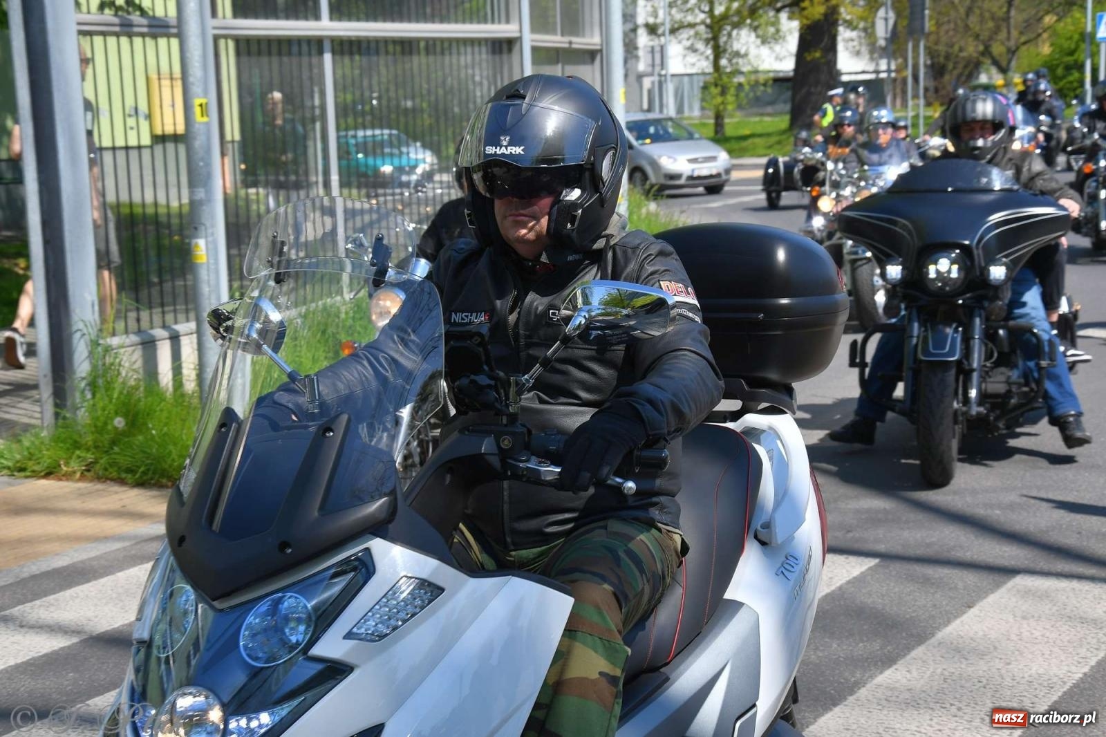 Zdjęcie w galerii na portalu naszraciborz.pl: Setki motocyklistów na ulicach Raciborza [FOTO] wiadomości z regionu