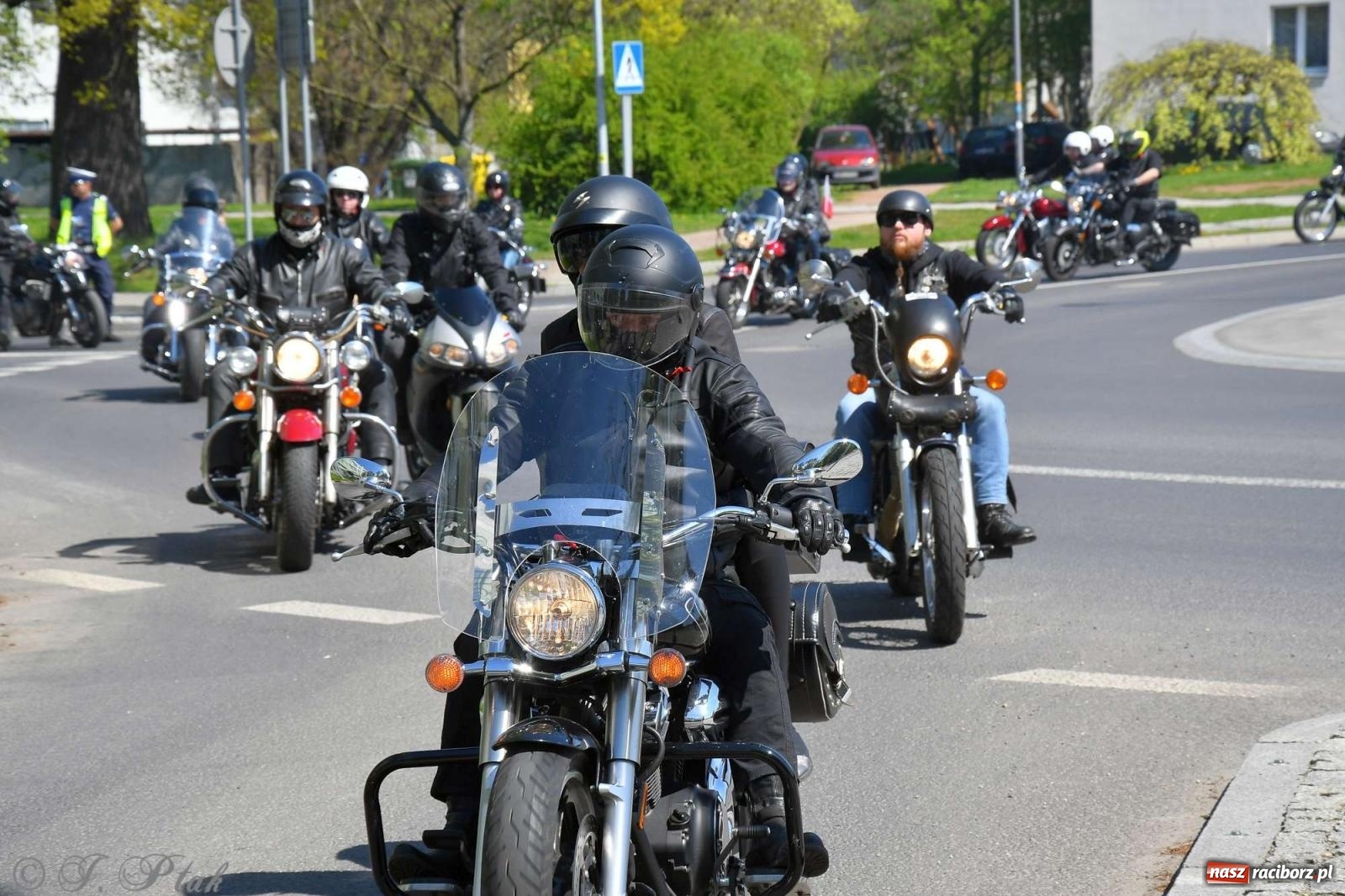 Zdjęcie w galerii na portalu naszraciborz.pl: Setki motocyklistów na ulicach Raciborza [FOTO] wiadomości z regionu