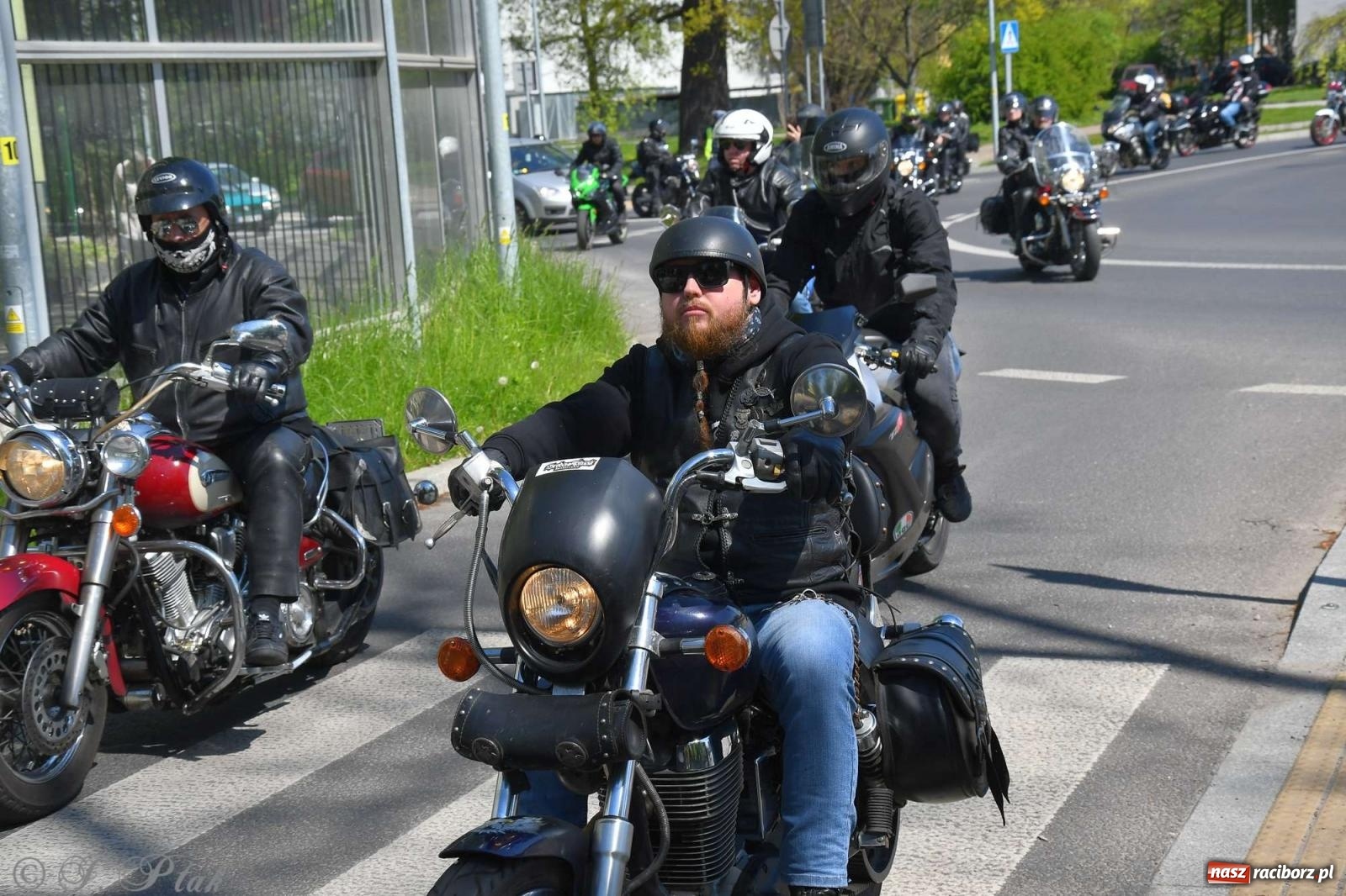 Zdjęcie w galerii na portalu naszraciborz.pl: Setki motocyklistów na ulicach Raciborza [FOTO] wiadomości z regionu