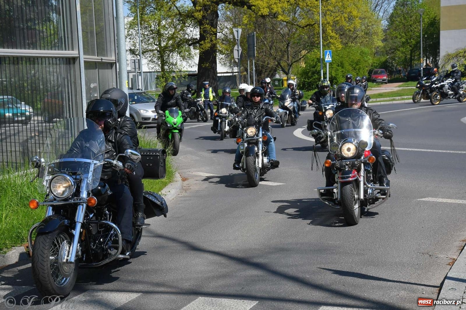 Zdjęcie w galerii na portalu naszraciborz.pl: Setki motocyklistów na ulicach Raciborza [FOTO] wiadomości z regionu