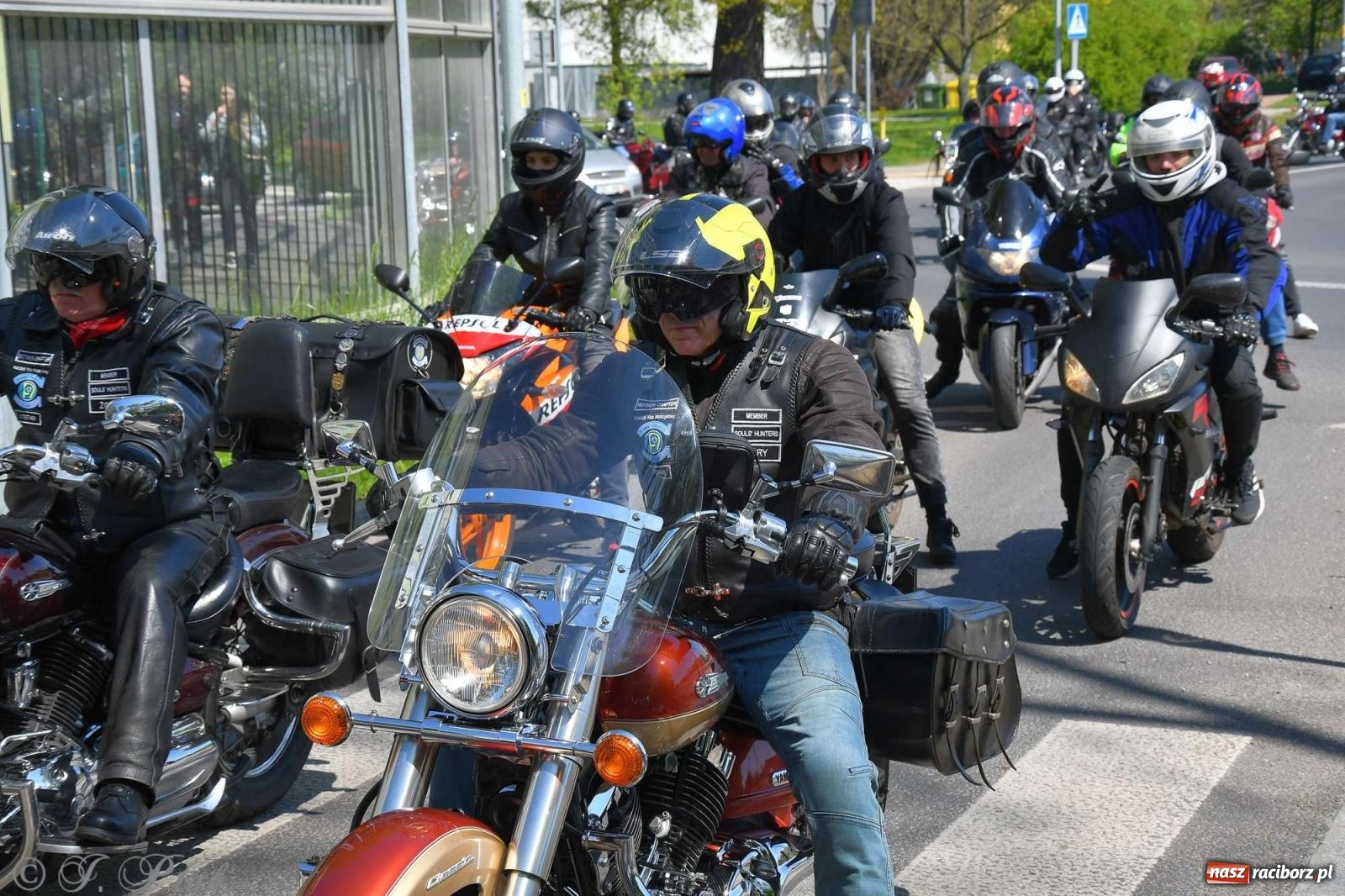 Zdjęcie w galerii na portalu naszraciborz.pl: Setki motocyklistów na ulicach Raciborza [FOTO] wiadomości z regionu
