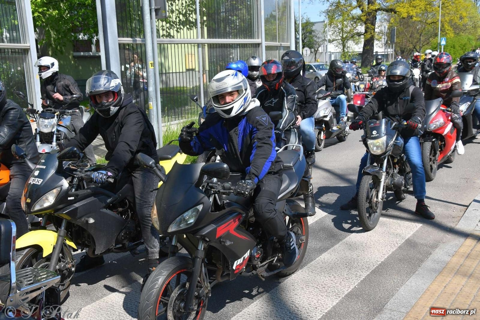 Zdjęcie w galerii na portalu naszraciborz.pl: Setki motocyklistów na ulicach Raciborza [FOTO] wiadomości z regionu