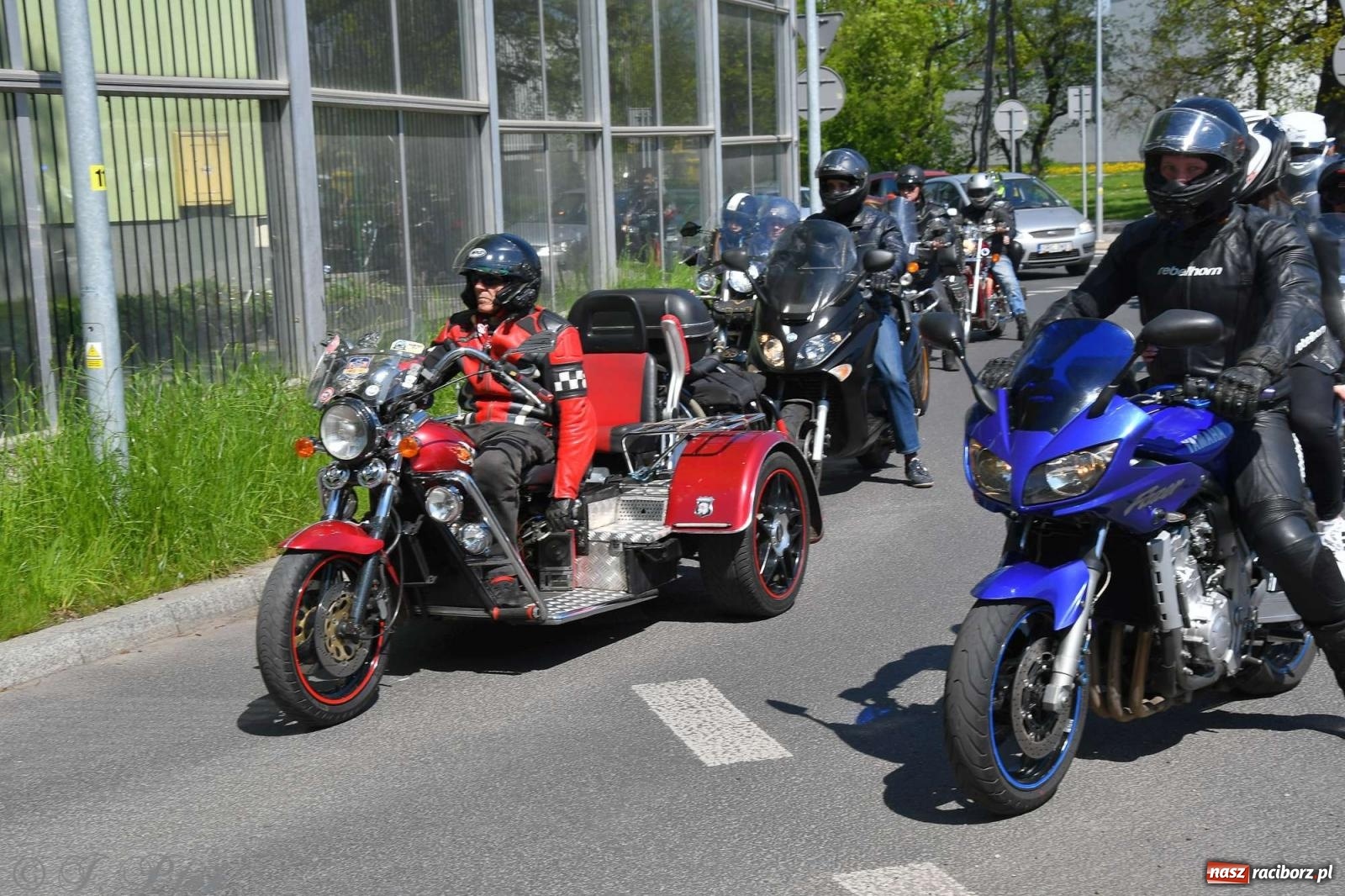 Zdjęcie w galerii na portalu naszraciborz.pl: Setki motocyklistów na ulicach Raciborza [FOTO] wiadomości z regionu