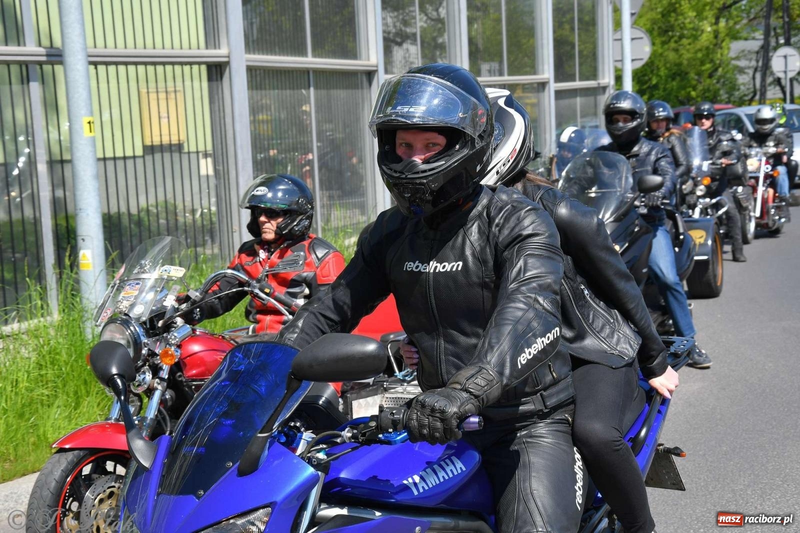 Zdjęcie w galerii na portalu naszraciborz.pl: Setki motocyklistów na ulicach Raciborza [FOTO] wiadomości z regionu
