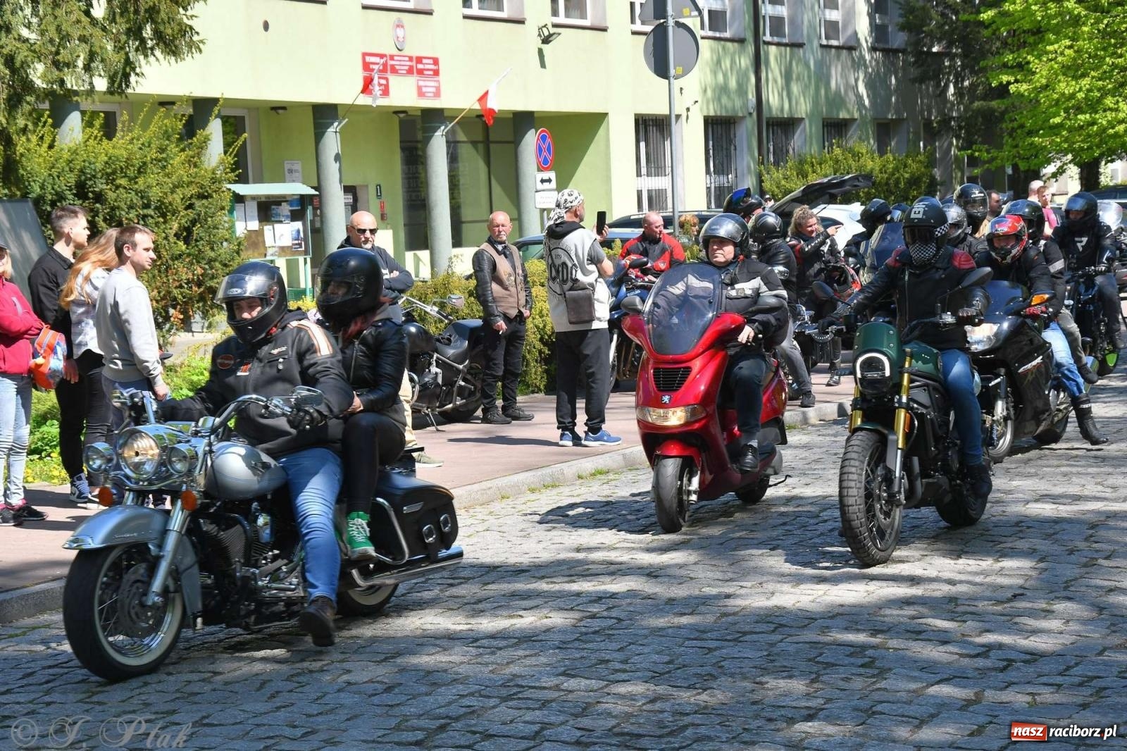 Zdjęcie w galerii na portalu naszraciborz.pl: Setki motocyklistów na ulicach Raciborza [FOTO] wiadomości z regionu