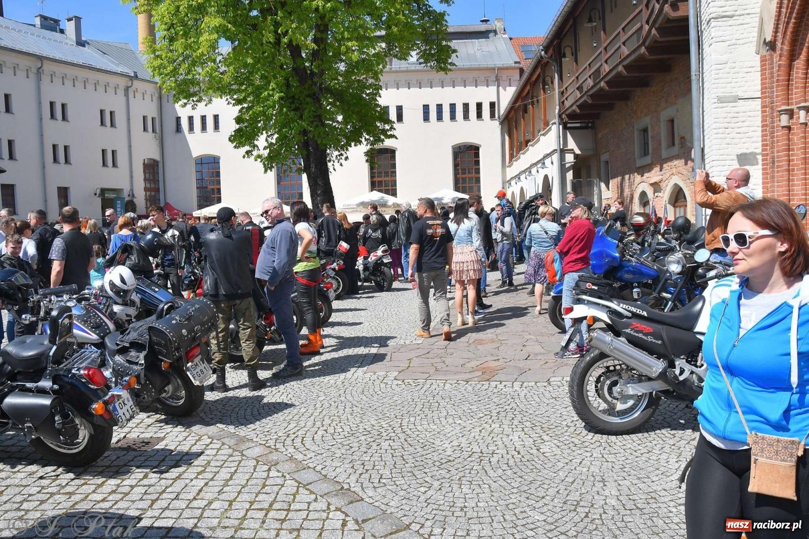 Zdjęcie w galerii na portalu naszraciborz.pl: Setki motocyklistów na ulicach Raciborza [FOTO] wiadomości z regionu
