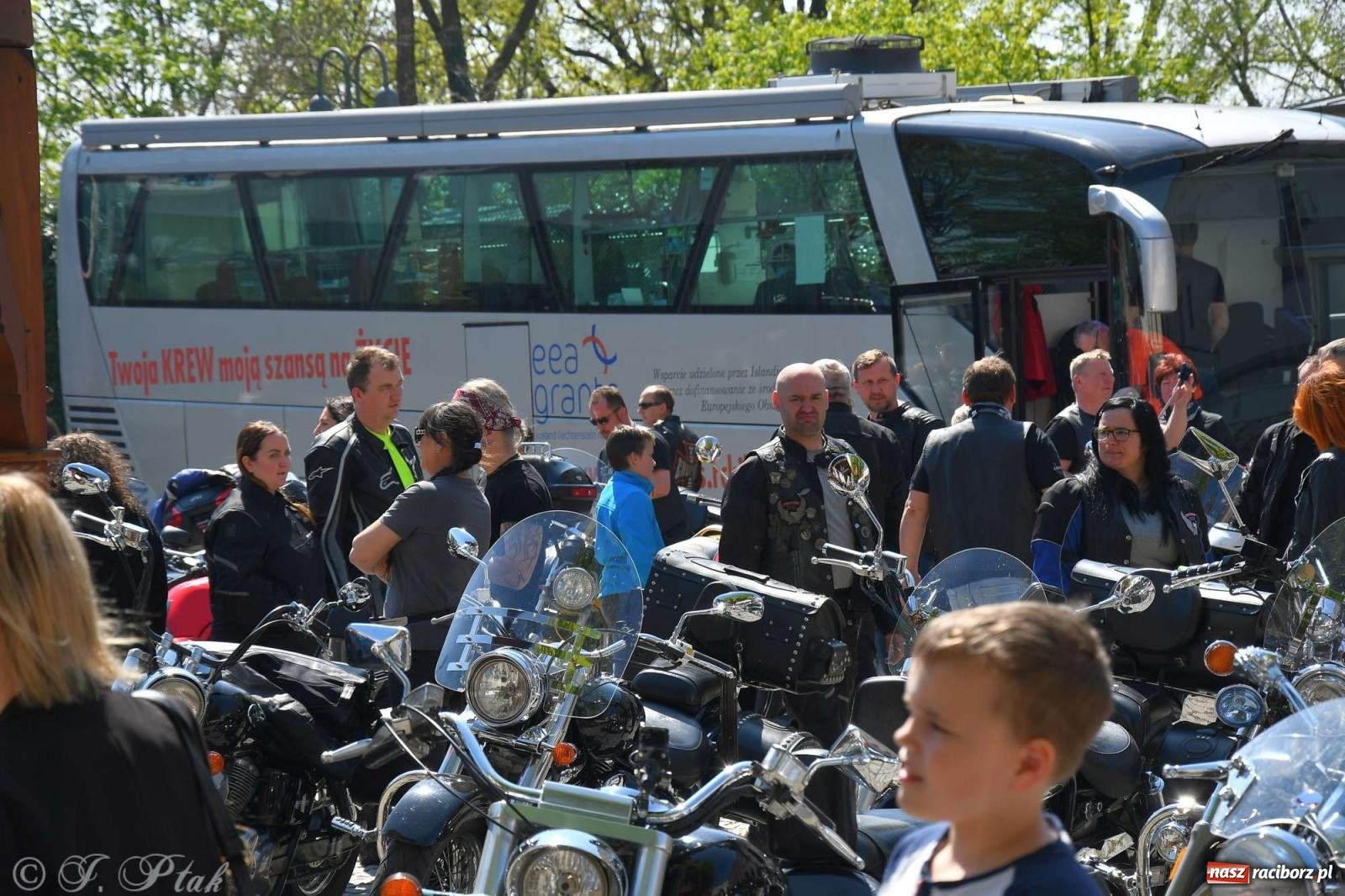 Zdjęcie w galerii na portalu naszraciborz.pl: Setki motocyklistów na ulicach Raciborza [FOTO] wiadomości z regionu