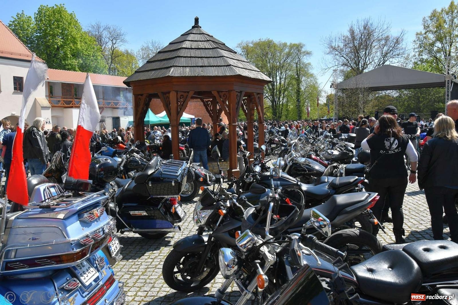 Zdjęcie w galerii na portalu naszraciborz.pl: Setki motocyklistów na ulicach Raciborza [FOTO] wiadomości z regionu