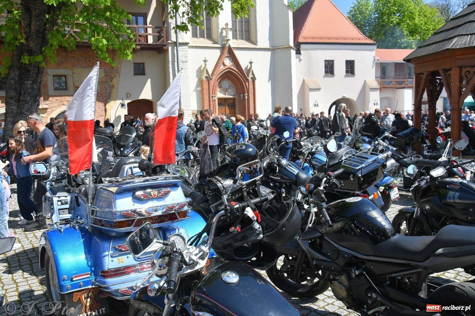 Zdjęcie w galerii na portalu naszraciborz.pl: Setki motocyklistów na ulicach Raciborza [FOTO] wiadomości z regionu