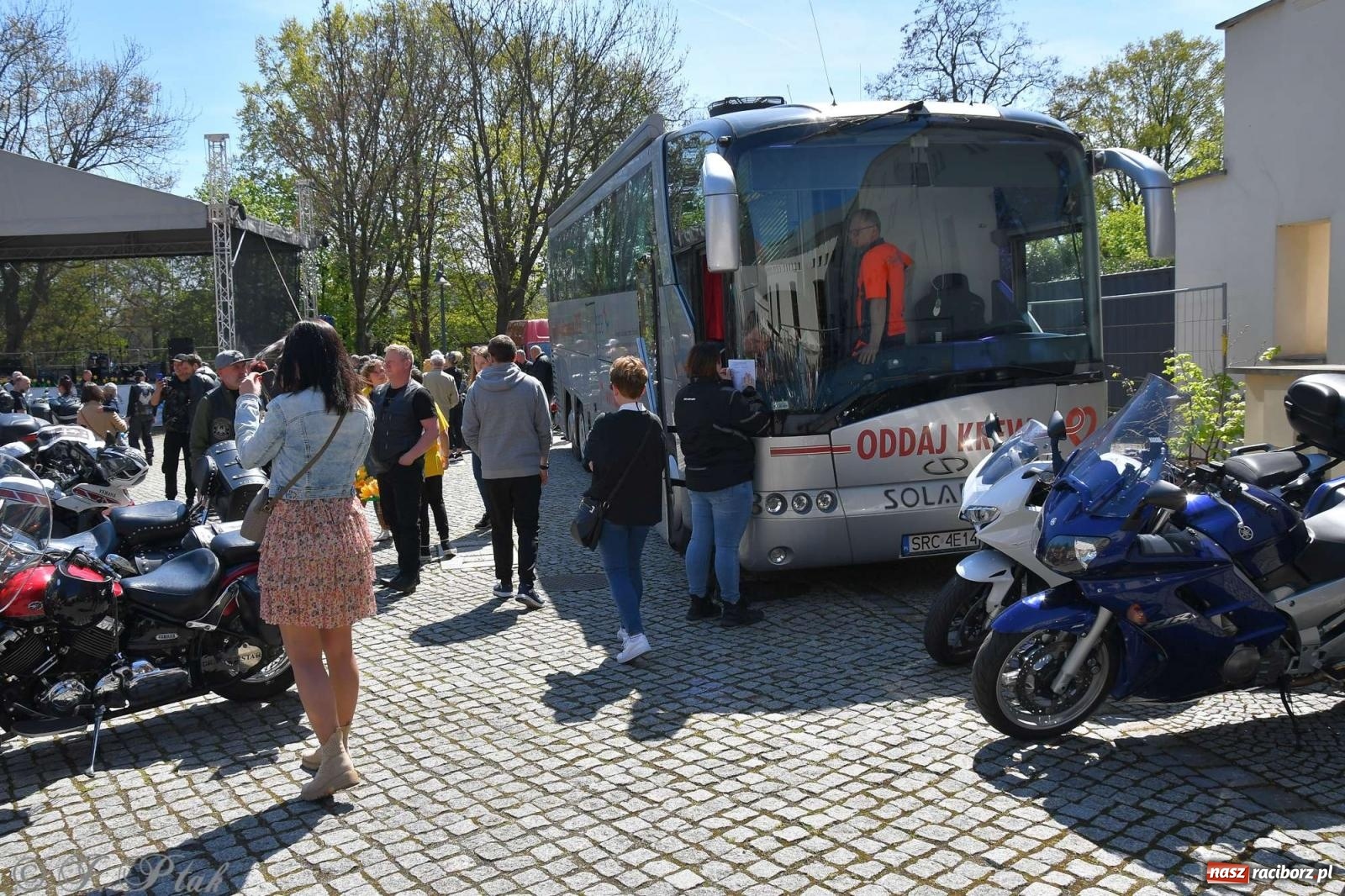 Zdjęcie w galerii na portalu naszraciborz.pl: Setki motocyklistów na ulicach Raciborza [FOTO] wiadomości z regionu