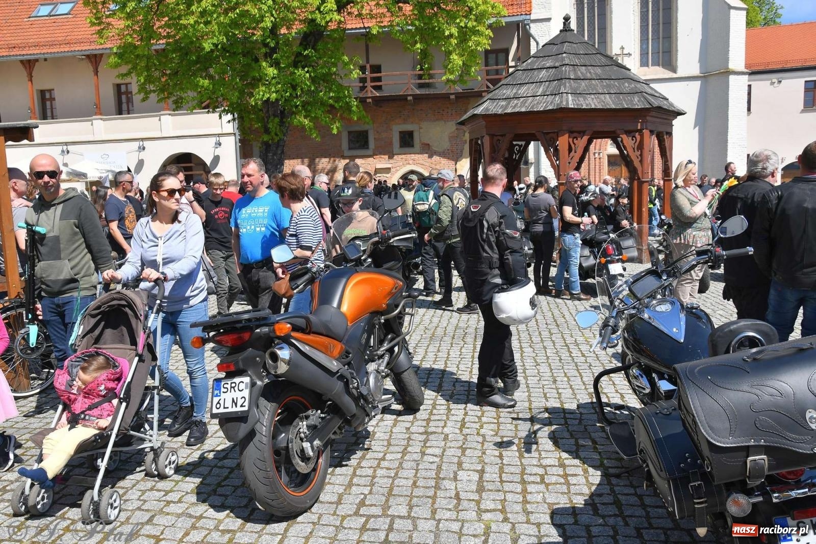 Zdjęcie w galerii na portalu naszraciborz.pl: Setki motocyklistów na ulicach Raciborza [FOTO] wiadomości z regionu