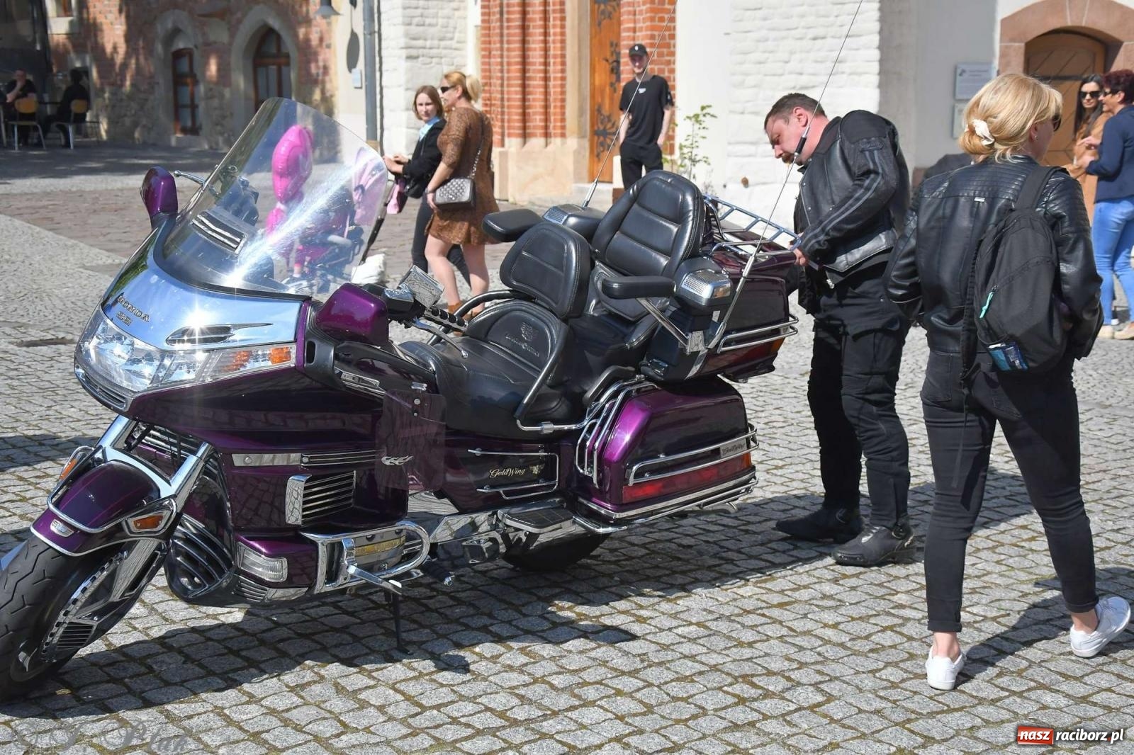 Zdjęcie w galerii na portalu naszraciborz.pl: Setki motocyklistów na ulicach Raciborza [FOTO] wiadomości z regionu