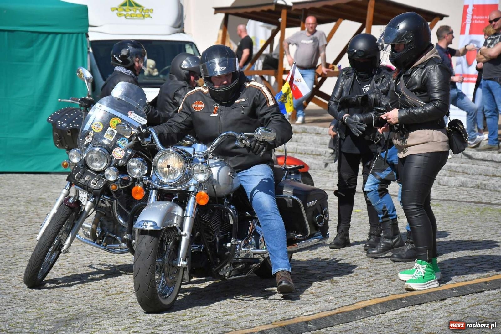 Zdjęcie w galerii na portalu naszraciborz.pl: Setki motocyklistów na ulicach Raciborza [FOTO] wiadomości z regionu