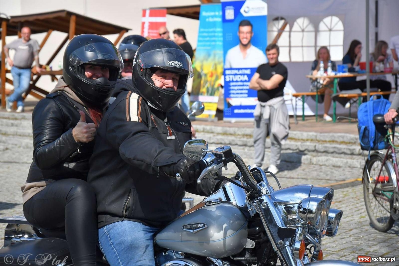Zdjęcie w galerii na portalu naszraciborz.pl: Setki motocyklistów na ulicach Raciborza [FOTO] wiadomości z regionu