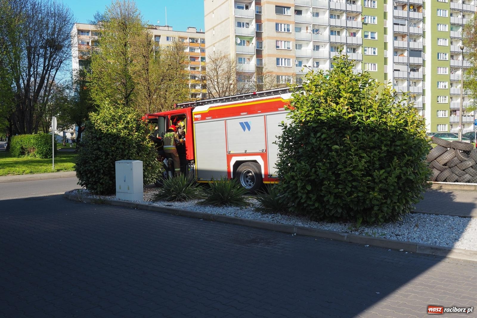 Zdjęcie w galerii na portalu naszraciborz.pl: Otwarcie mieszkania i alarm z czujki. Strażackie interwencje przy Katowickiej [FOTO] wiadomości z regionu