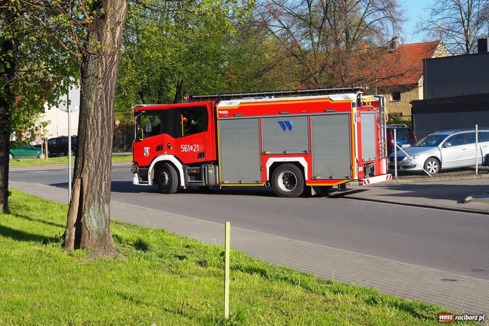 Zdjęcie w galerii na portalu naszraciborz.pl: Otwarcie mieszkania i alarm z czujki. Strażackie interwencje przy Katowickiej [FOTO] wiadomości z regionu