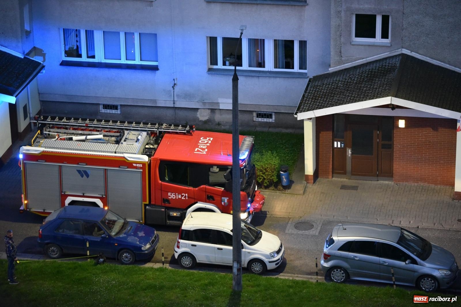 Zdjęcie w galerii na portalu naszraciborz.pl: Otwarcie mieszkania i alarm z czujki. Strażackie interwencje przy Katowickiej [FOTO] wiadomości z regionu