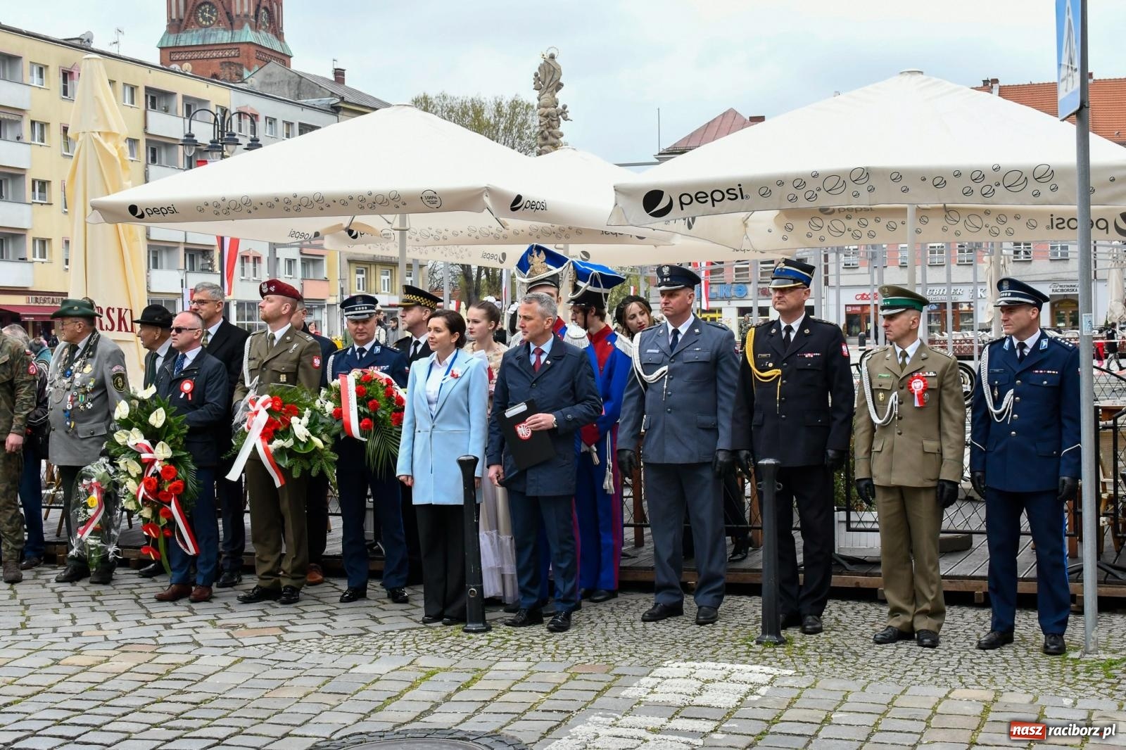 Zdjęcie w galerii na portalu naszraciborz.pl: Święto Narodowe Trzeciego Maja w Raciborzu [FOTO i WIDEO] wiadomości z regionu