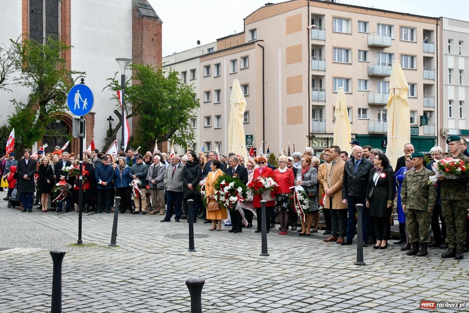Zdjęcie w galerii na portalu naszraciborz.pl: Święto Narodowe Trzeciego Maja w Raciborzu [FOTO i WIDEO] wiadomości z regionu